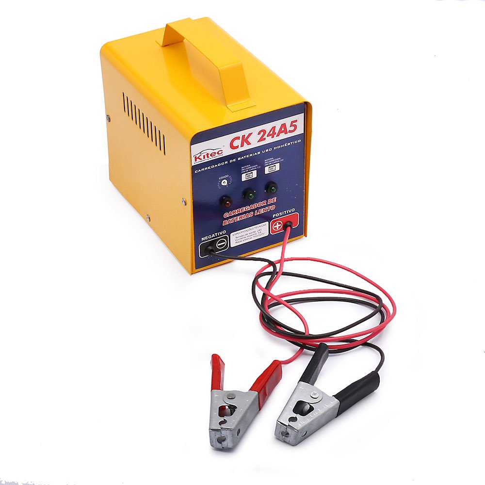 Carregador de Bateria Portátil 12/24V 5A Bivolt KITEC-CK24A5