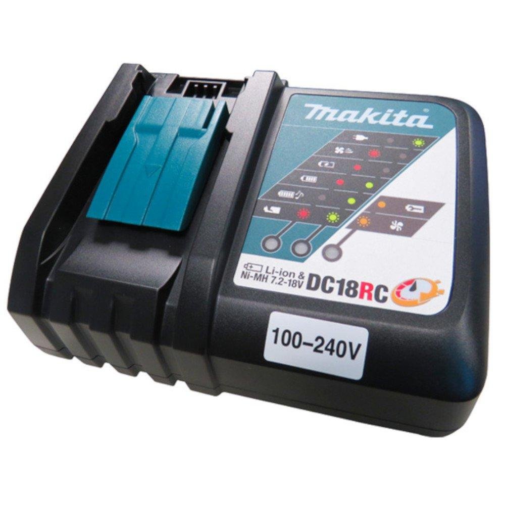 Carregador Rápido de Baterias 18V DC18RC 6Ah Bivolt MAKITA-197522-0